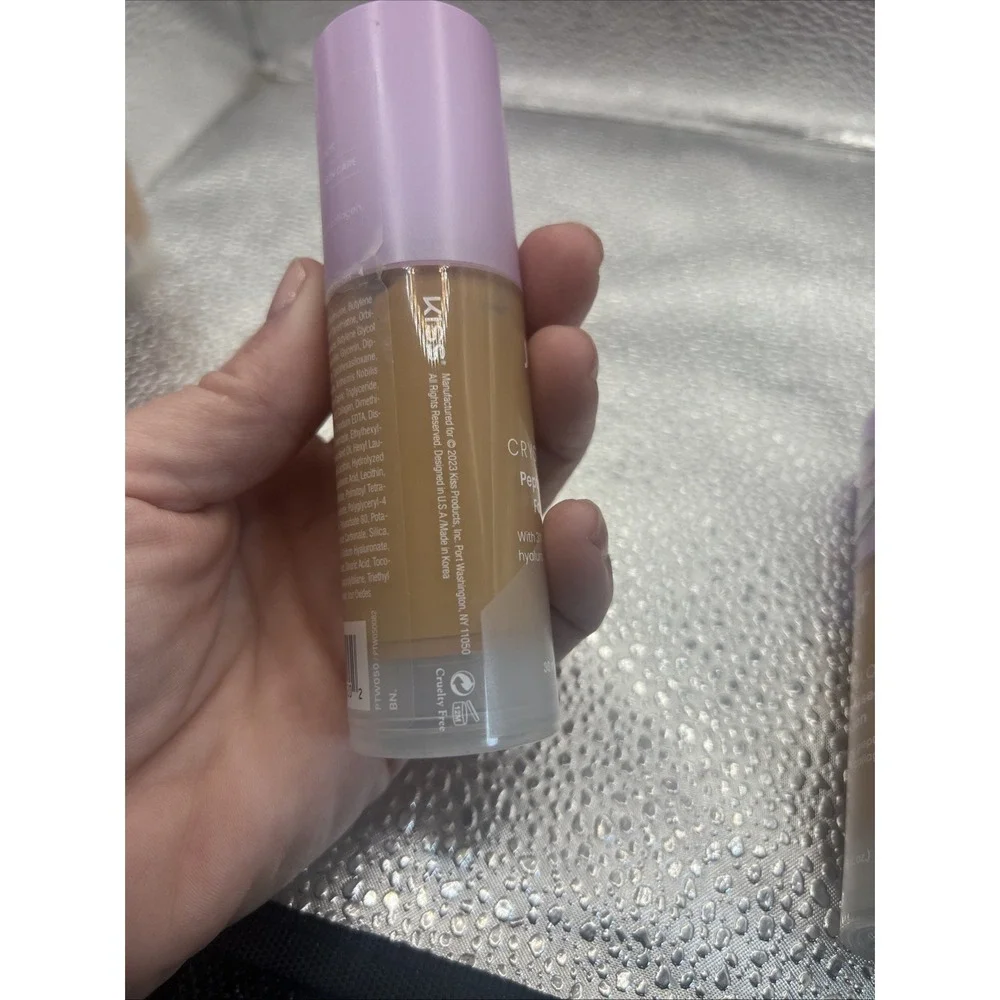 JOAH Crystal Glow Peptide-Infused Foundation, 2-in-1 Multitasking Korean Makeup